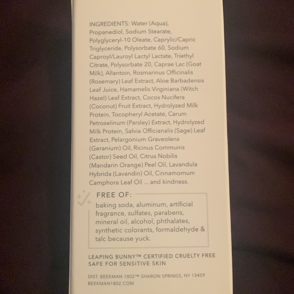 Beekman 1802 milk stick invisible deodorant - Picture 7 of 7